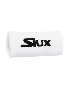 Muñequera Club Siux Larga Blanco | Ofertas de pádel